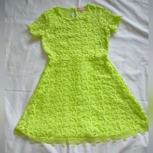 BCBG girls light green dress size 14